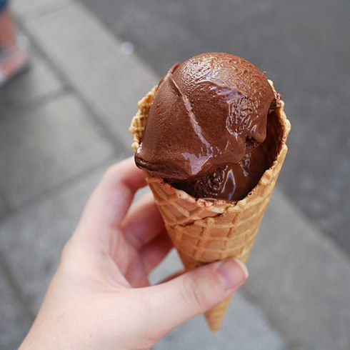 Chocolate Ice-Cream at Berthillon