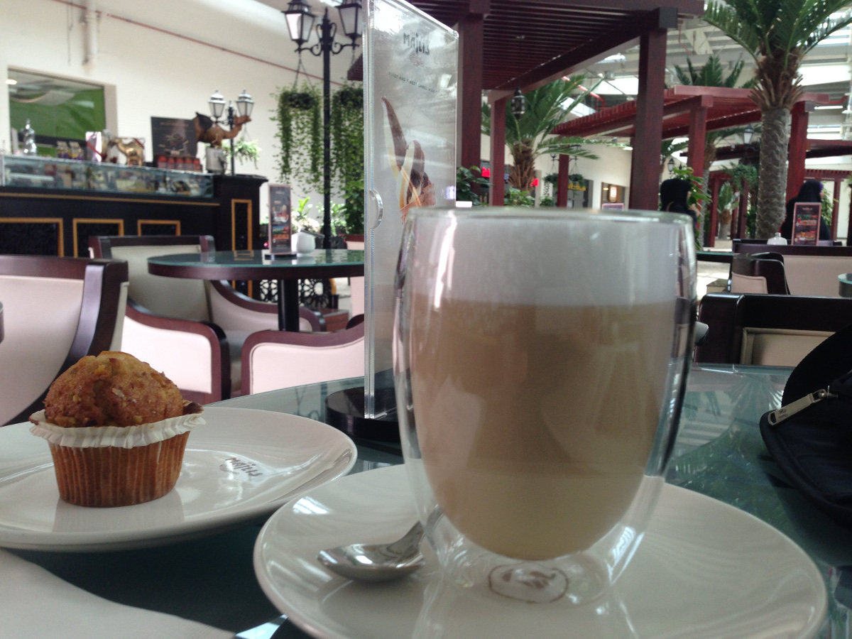 Camel milk latte