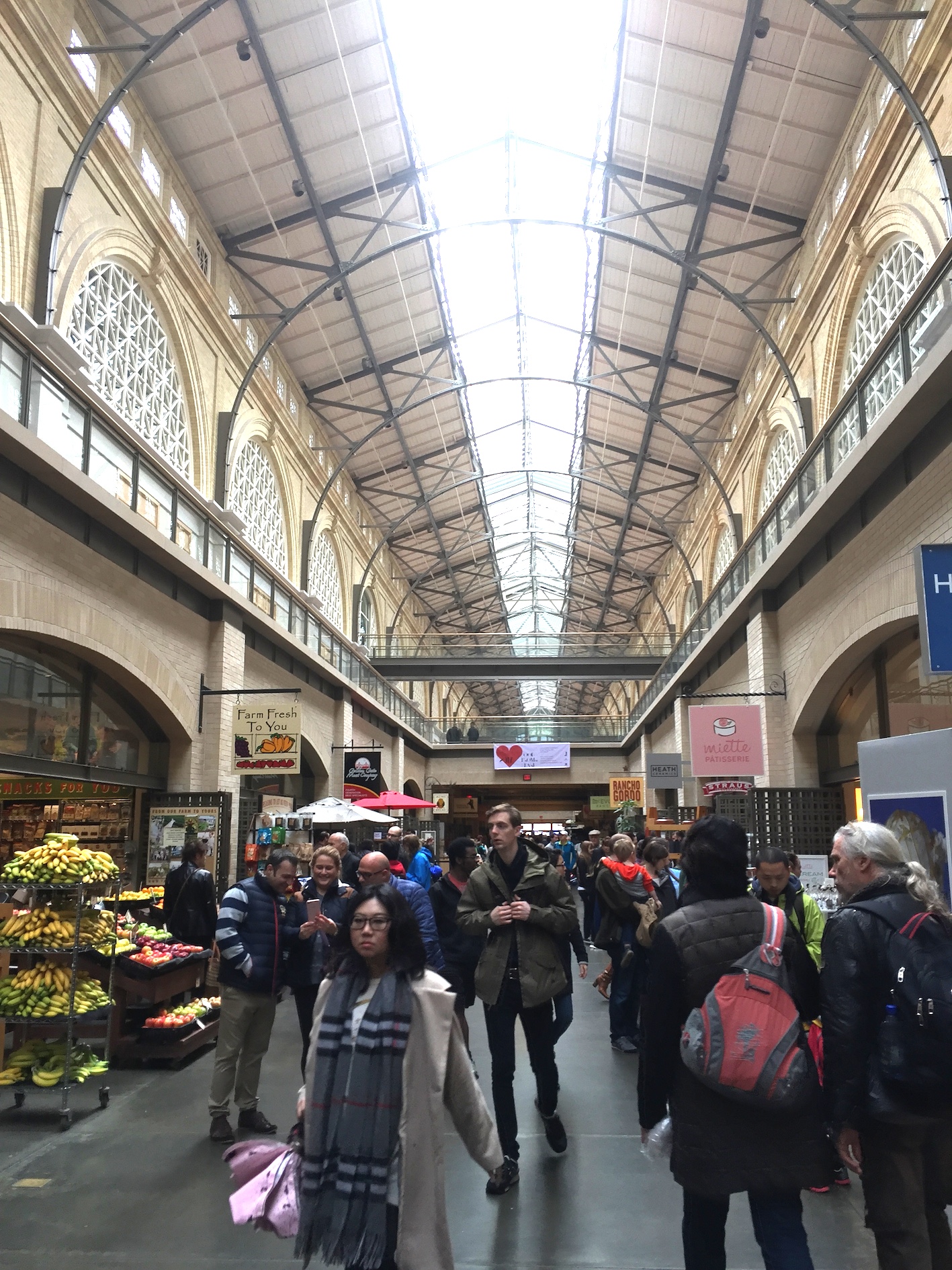 Inside the Ferry Building Marketplace